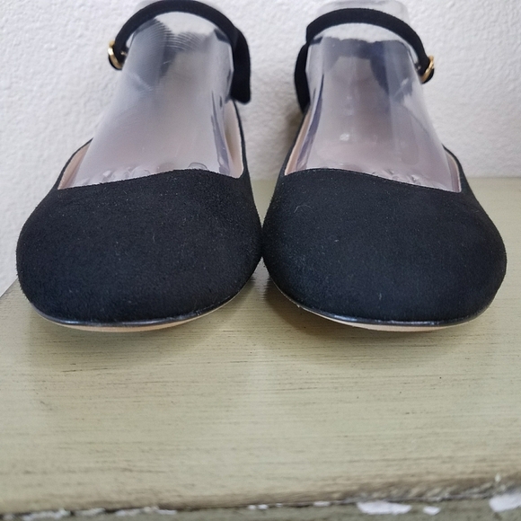 J.Crew Black Suede Bow Flats - Picture 5 of 10